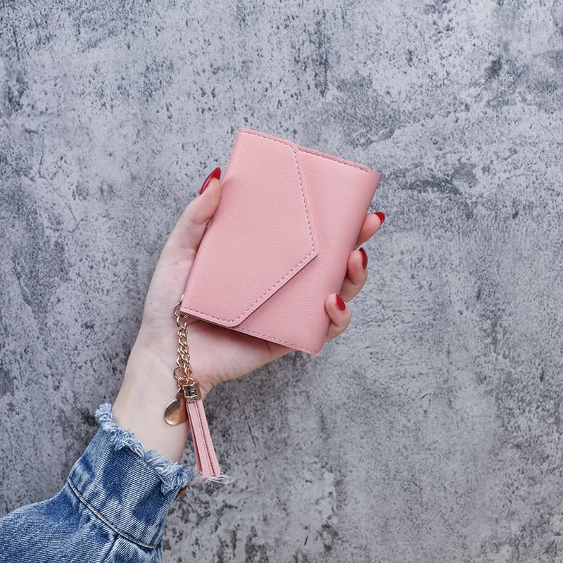 Women's Tassel Wallet – Alligator-Embossed PU Leather Card Holder & Coin Purse, Short Style, 8 Colors, photo 4