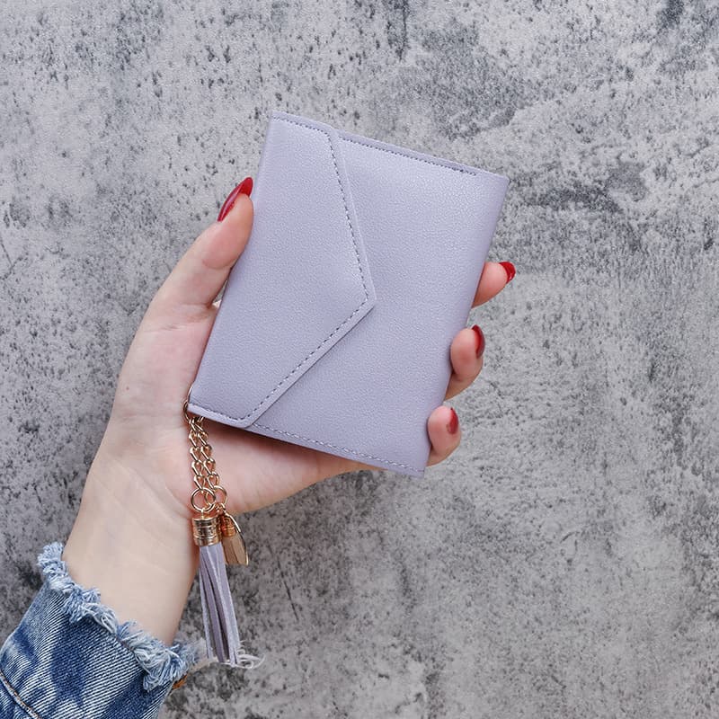 Women's Tassel Wallet – Alligator-Embossed PU Leather Card Holder & Coin Purse, Short Style, 8 Colors, photo 6