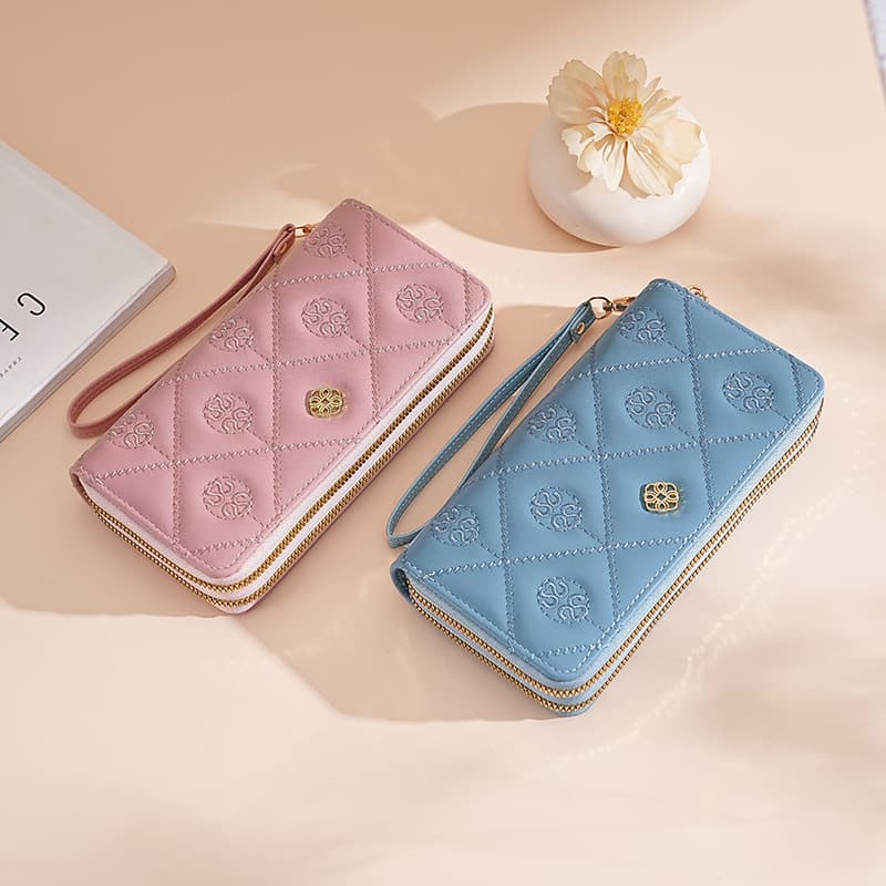 Women's Wallets: Luxurious Card Holders, New Large-Capacity Clutch Bags, Double-Zipper Wallets—Wholesale Women's Handbags, photo 3