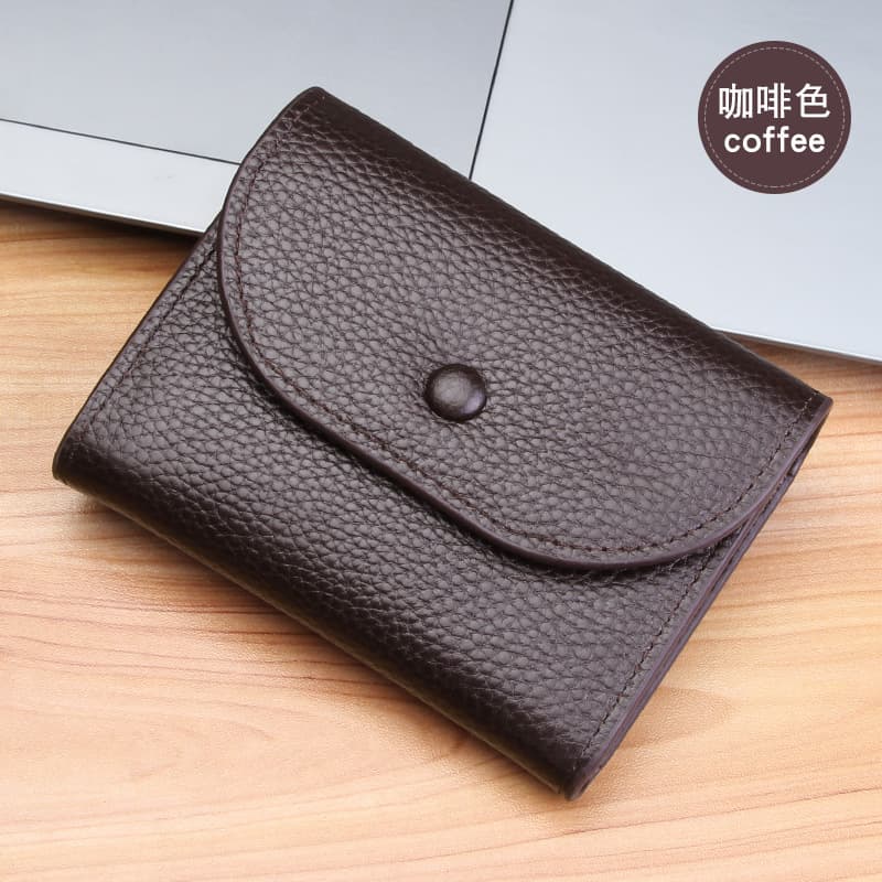 2-in-1 Mini Coin Pouch & Card Holder Wallet – Waterproof PU, Ultra-Lightweight Theft-Resistant, Unisex Black/Brown, photo 7