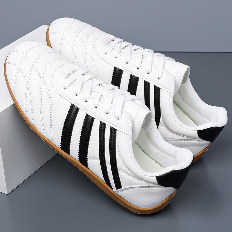 Chunky-Sole White Sneakers for Men — Lightweight Lace-Up Casual Shoes with Stylish Athletic Forrest Gump Design, photo 3