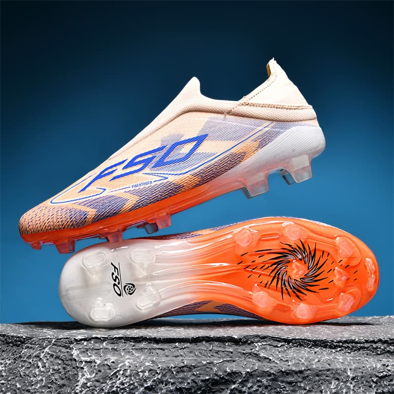 Seamless Flyknit Football Boots for Men – TPU Turf Shoes for Matches & Training, photo 2