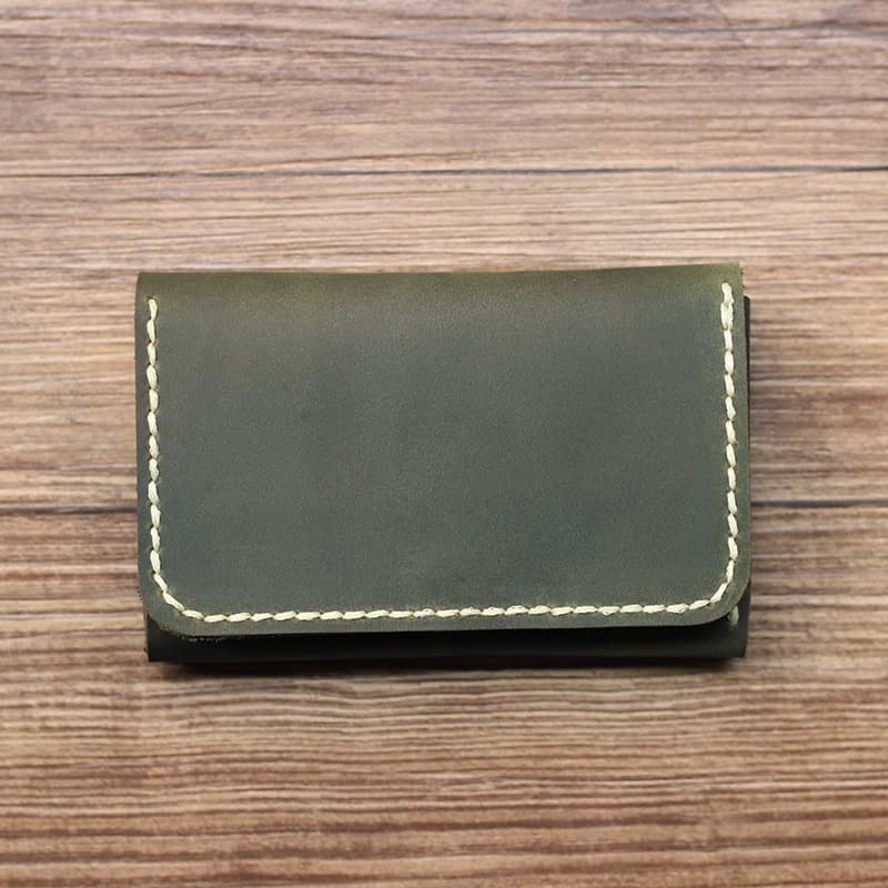 Crazy Horse Wallet, Pickup-Style Bag, Women's Credit Card and Debit Card Holder, Genuine Leather-Look Coin Purse, Men's Vintage Business Card Holder, photo 8