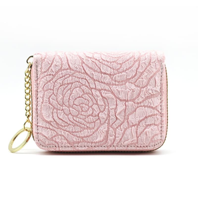Women's Floral Accordion Card Holder – Large Capacity 9-Slot Card Case with Theft Protection, Compact Short Wallet for Everyday Use, photo 5