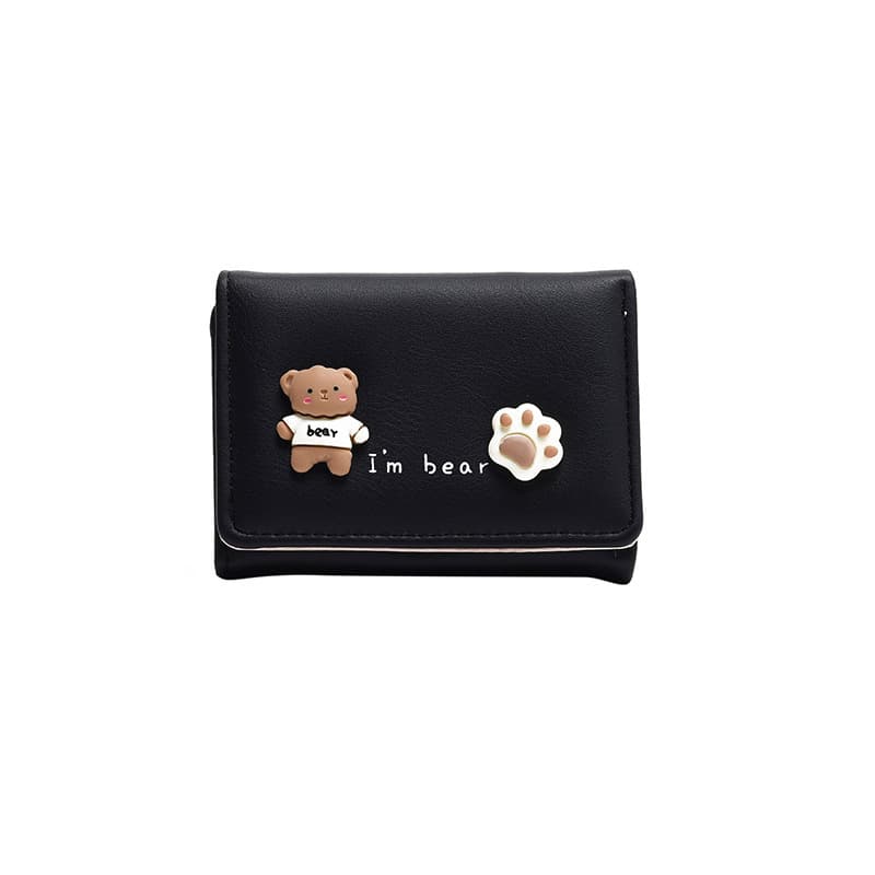 Korean-Style Women's Wallet: Short, Simple, Student-Friendly, Multiple Card Slots, Clutch, New Arrival, Coin Purse, Wholesale, Stylish, photo 5