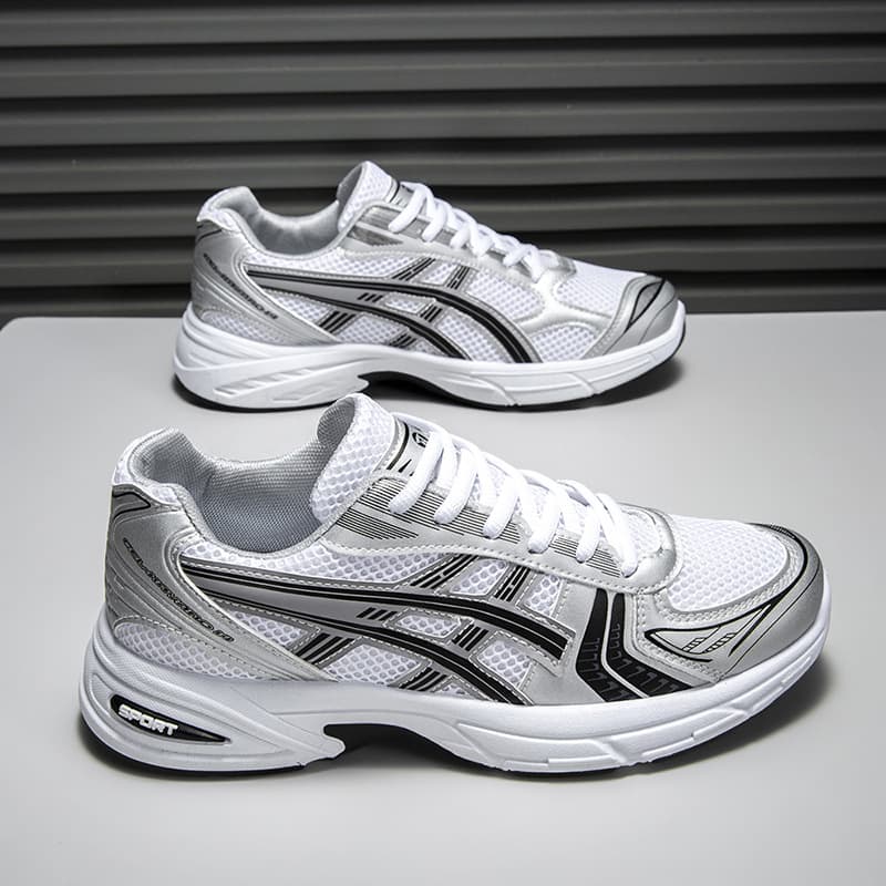 Unisex Chunky Dad Sneakers – Breathable Low-Top Casual Shoes for Couples