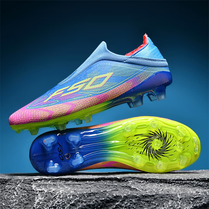 Seamless Flyknit Football Boots for Men – TPU Turf Shoes for Matches & Training, photo 4