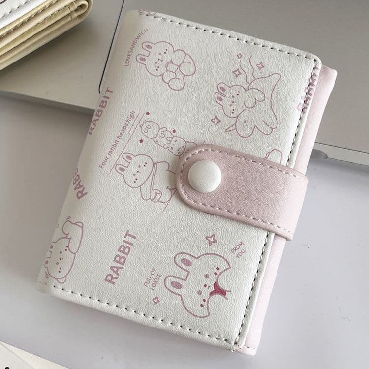 Cute Cartoon Cat Tri-Fold Wallet for Women – Waterproof PU, Multiple Card Slots, Coin Purse & Card Holder, Yellow/Blue/Pink, photo 6