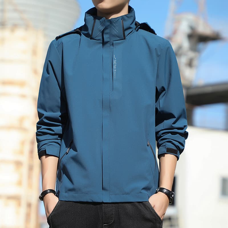 Men's Windbreaker: Spring/Fall Men's 3-in-1 Casual Jacket, Waterproof Sports Jacket, Versatile Outerwear, Men's Baseball Jacket, photo 6