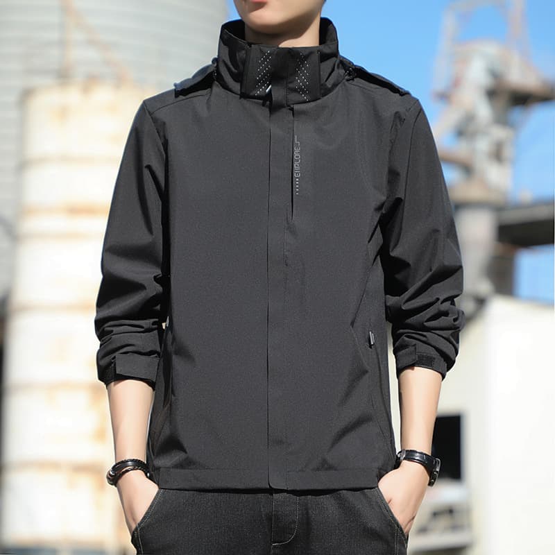 Men's Windbreaker: Spring/Fall Men's 3-in-1 Casual Jacket, Waterproof Sports Jacket, Versatile Outerwear, Men's Baseball Jacket, photo 7