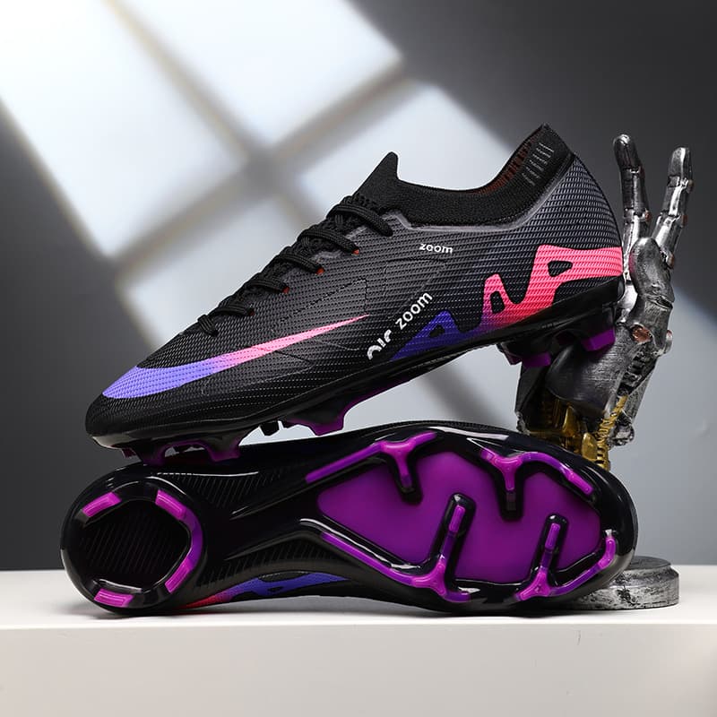 Men's and Women's FG Soccer Cleats: Non-Slip, Comfortable, 5-a-side Soccer Shoes—Ultra-Lightweight, Breathable, for Training and Matches on Grass and Turf (TF), photo 2