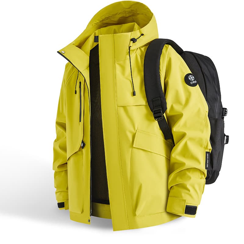 Dopamine Triple-Protection Hooded Windbreaker Jacket for Couples – Waterproof, Windproof, Lightweight Spring/Fall Outerwear, photo 7