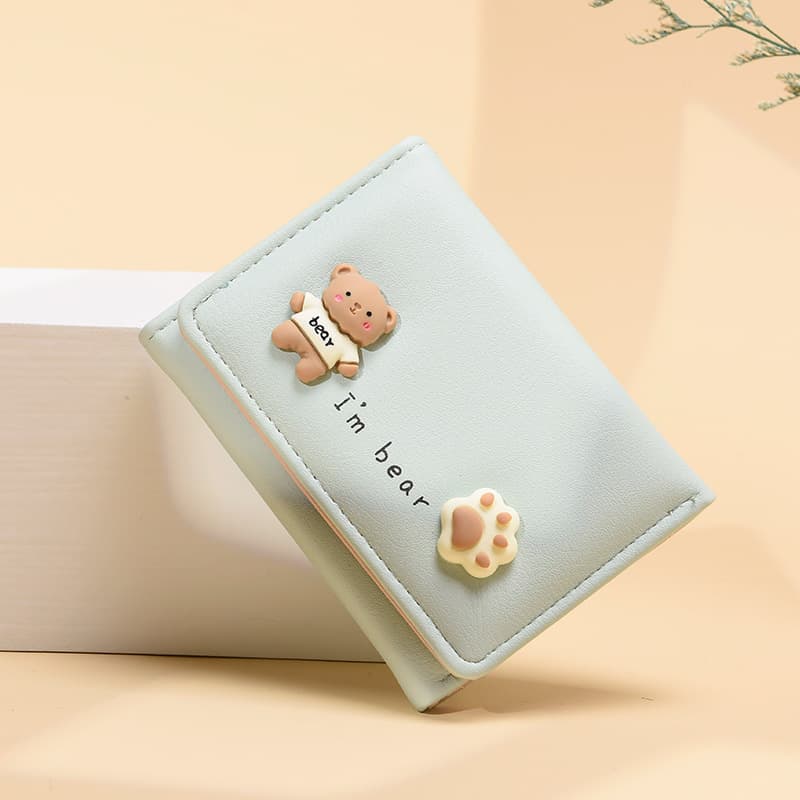 Korean-Style Women's Wallet: Short, Simple, Student-Friendly, Multiple Card Slots, Clutch, New Arrival, Coin Purse, Wholesale, Stylish, photo 3