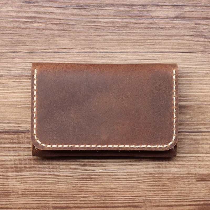 Crazy Horse Wallet, Pickup-Style Bag, Women's Credit Card and Debit Card Holder, Genuine Leather-Look Coin Purse, Men's Vintage Business Card Holder, photo 7