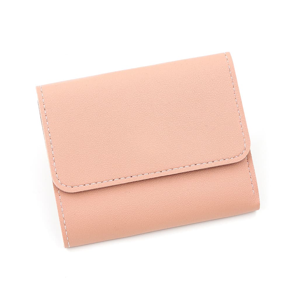 Women's Tri-Fold Wallet – Multiple Card Slots, Large Capacity & Coin Purse | Solid Color PVC, photo 7