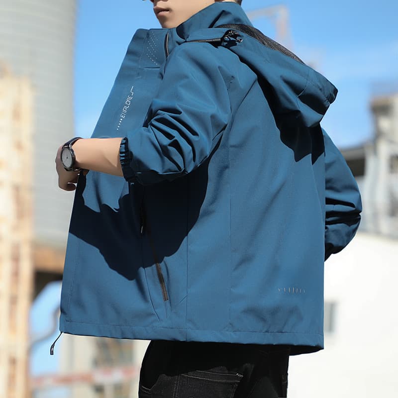 Men's Windbreaker: Spring/Fall Men's 3-in-1 Casual Jacket, Waterproof Sports Jacket, Versatile Outerwear, Men's Baseball Jacket, photo 3