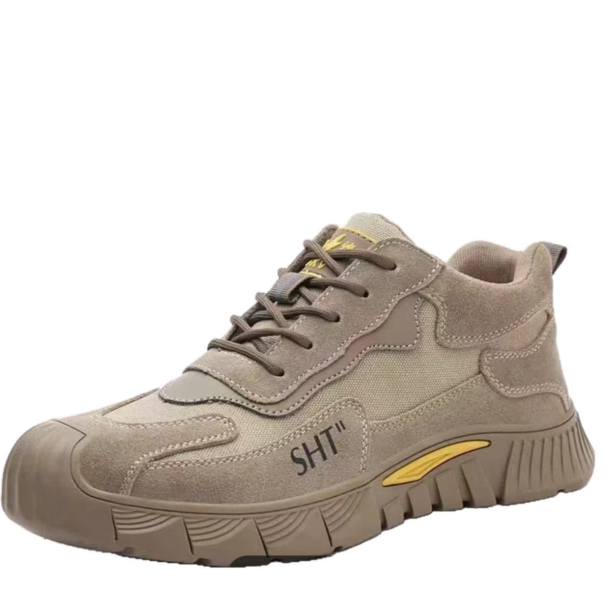 Men's Suede Steel-Toe Safety Shoes – Breathable, Puncture-Resistant Work Shoes for Construction & Industrial Use, photo 5