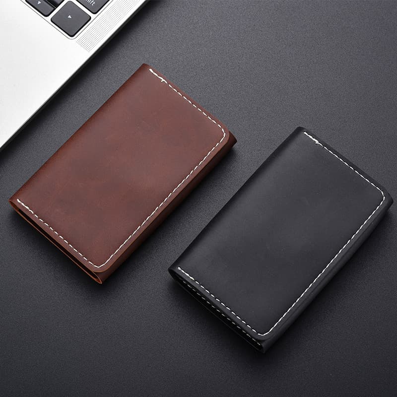 Crazy Horse Wallet, Pickup-Style Bag, Women's Credit Card and Debit Card Holder, Genuine Leather-Look Coin Purse, Men's Vintage Business Card Holder, photo 3