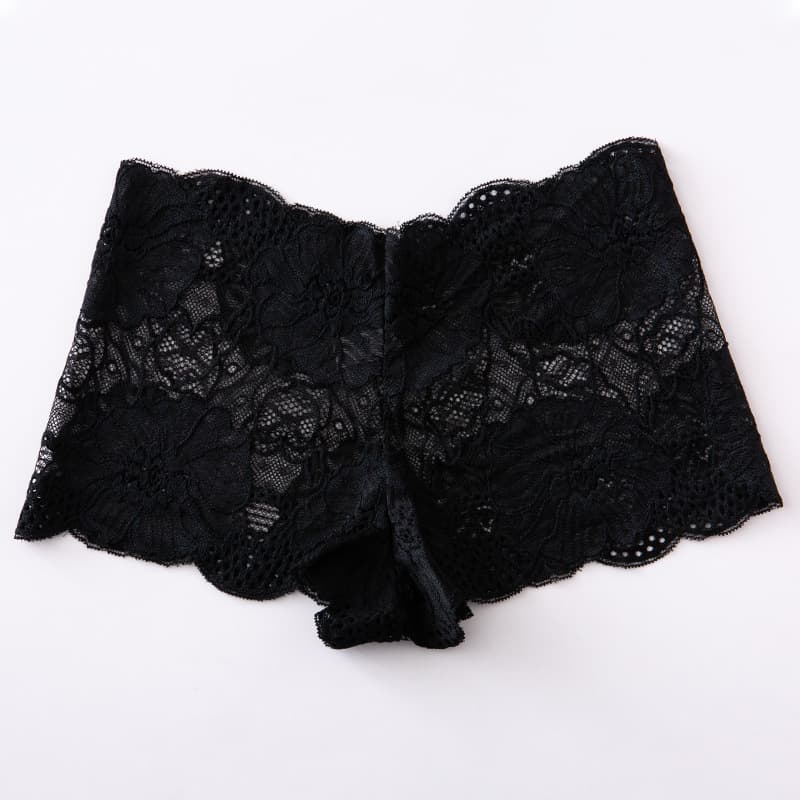 Low-rise Women's Lace Panties, 100% Cotton, Seamless, Breathable, Openwork Briefs, Solid-Color Women's Briefs, photo 8