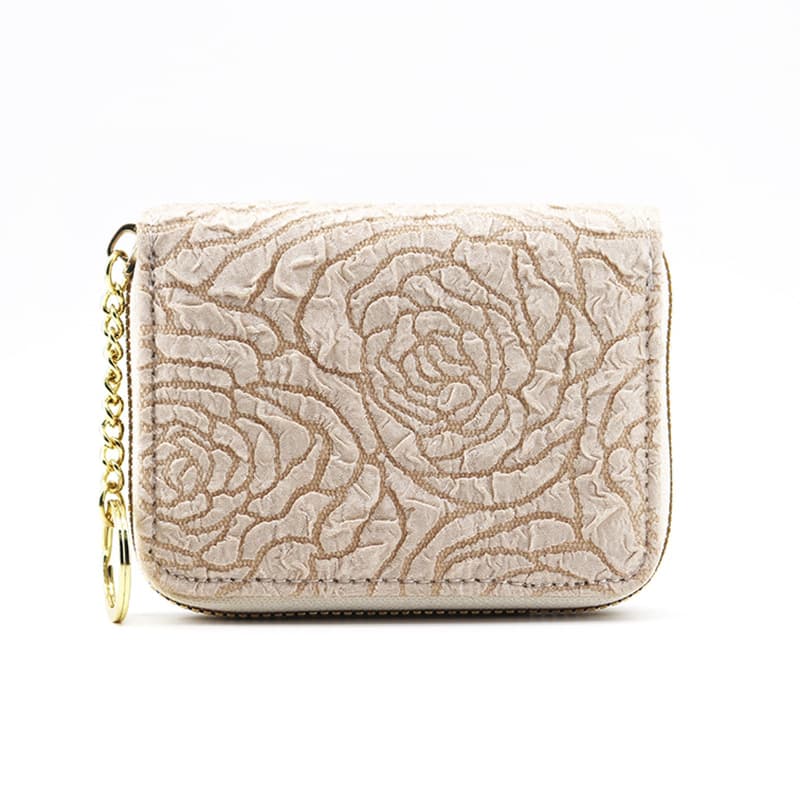 Women's Floral Accordion Card Holder – Large Capacity 9-Slot Card Case with Theft Protection, Compact Short Wallet for Everyday Use, photo 6