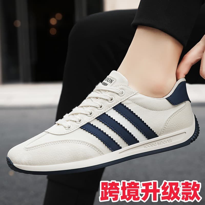 New 2025 Cross-Border Men's Shoes: New Spring Casual White Sneakers with Non-Slip Soft Soles—Versatile Running and Sports Sneakers, photo 3