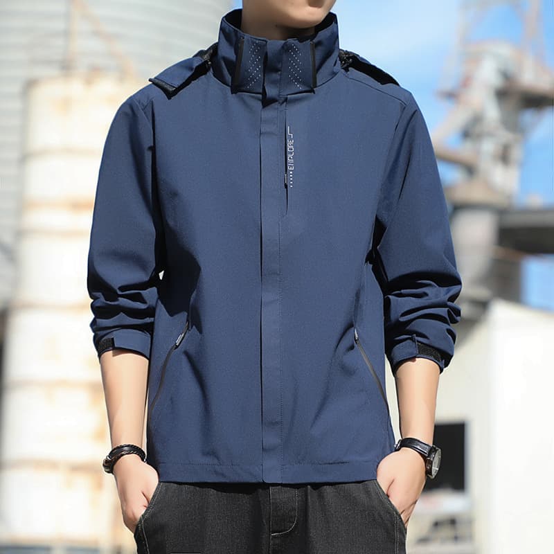 Men's Windbreaker: Spring/Fall Men's 3-in-1 Casual Jacket, Waterproof Sports Jacket, Versatile Outerwear, Men's Baseball Jacket, photo 8