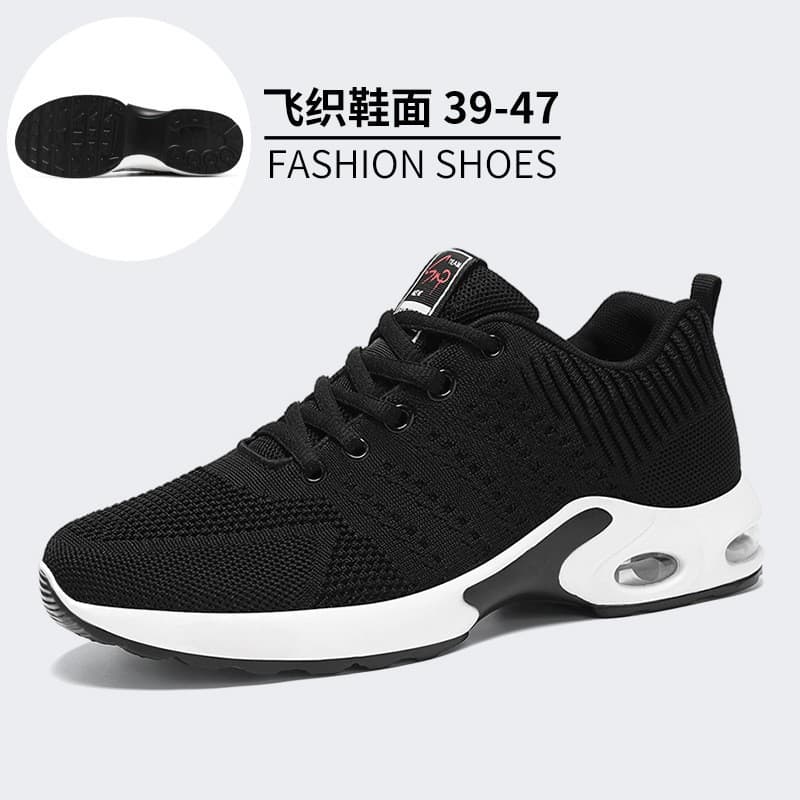 Men's Breathable Knit Running Sneakers – Lightweight Lace-Up Athletic Shoes in Large Sizes, Odor-Resistant, Multiple Colors, photo 9