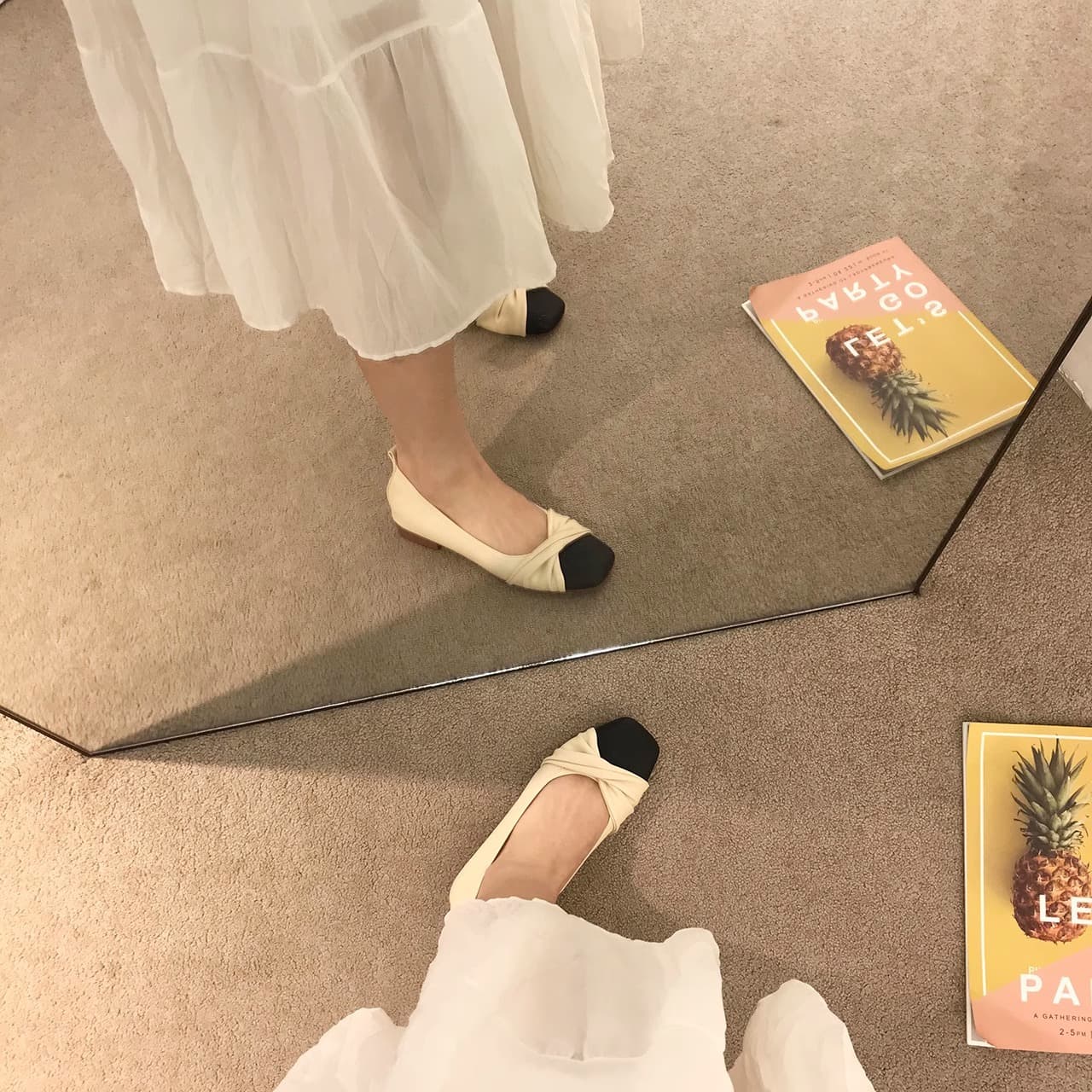 Women's Soft-Sole Pointed Toe Flats & Mules – Chunky Heel Casual Shoes in Beige or Khaki, photo 3