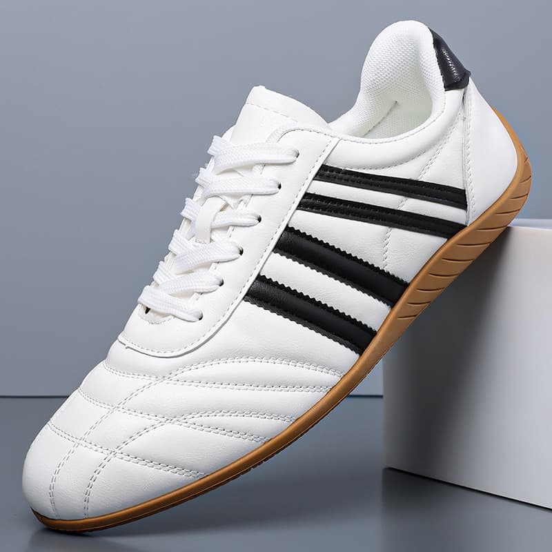 Chunky-Sole White Sneakers for Men — Lightweight Lace-Up Casual Shoes with Stylish Athletic Forrest Gump Design, photo 6