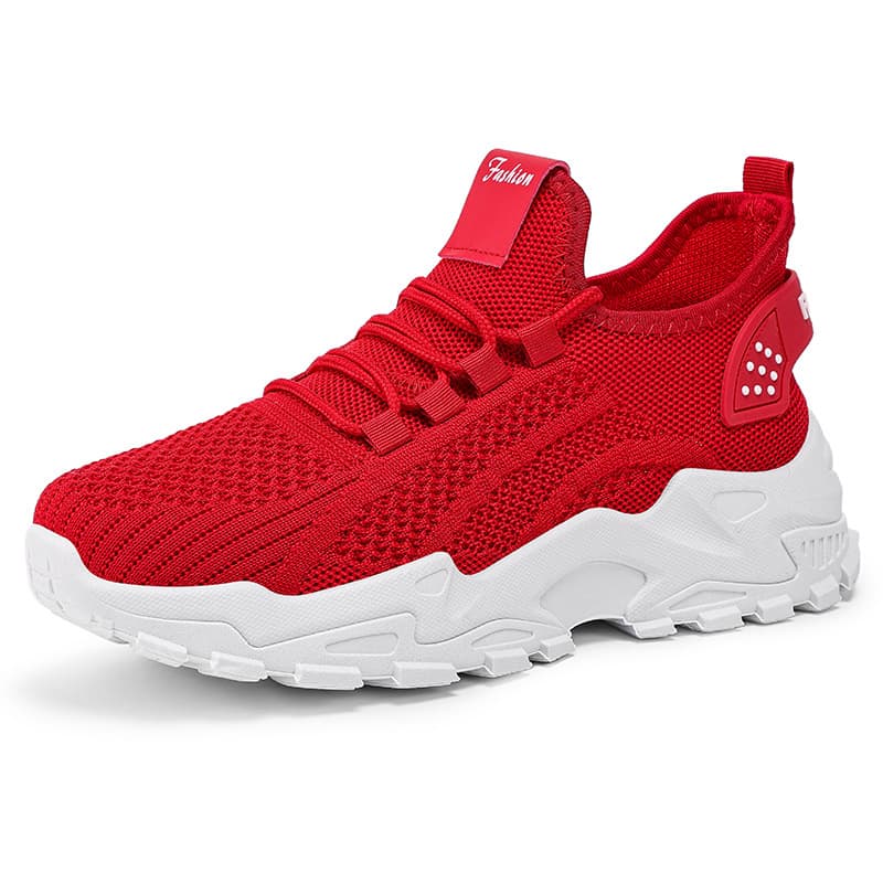Plus-Size Women's Lightweight Sneakers – Breathable Knit Low-Top Lace-Up Shoes with Height-Boosting Sole, Sizes 36-43, 10 Colors, photo 10