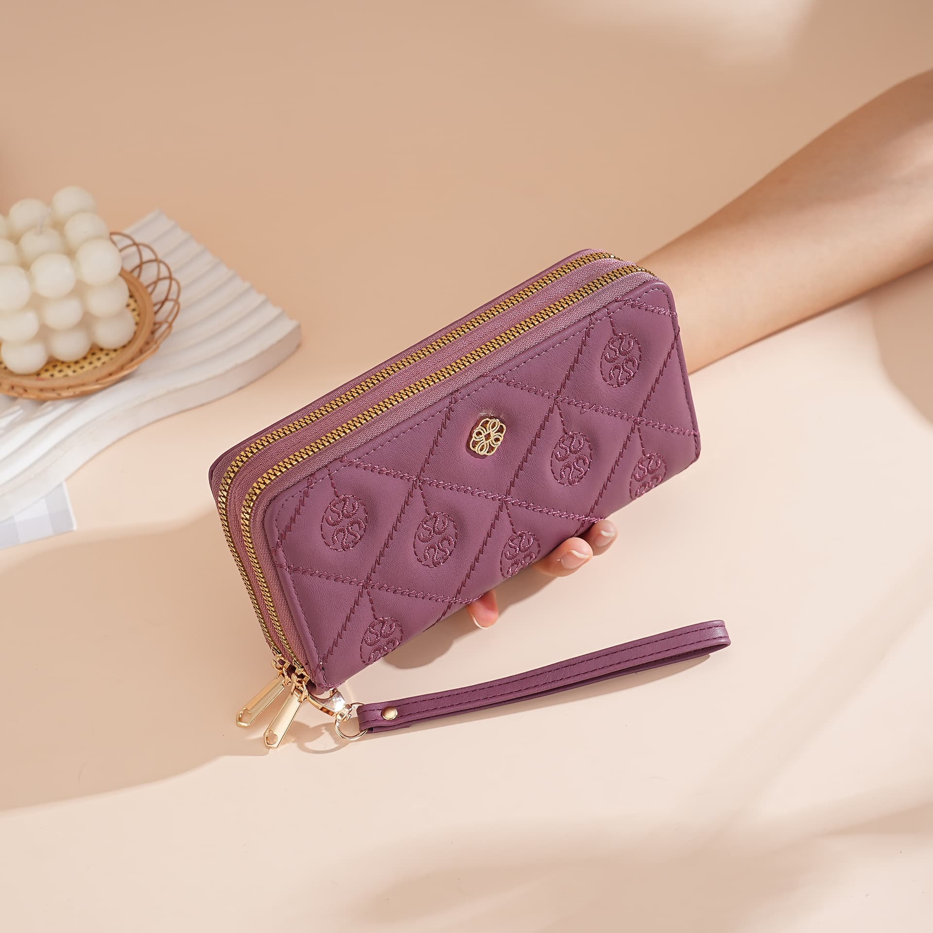 Women's Wallets: Luxurious Card Holders, New Large-Capacity Clutch Bags, Double-Zipper Wallets—Wholesale Women's Handbags, photo 10