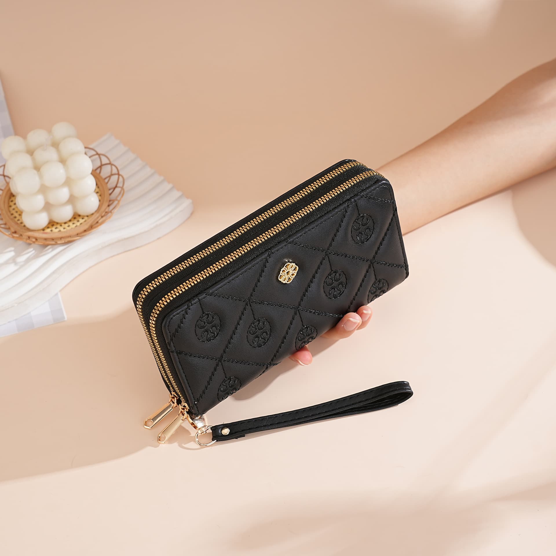Women's Wallets: Luxurious Card Holders, New Large-Capacity Clutch Bags, Double-Zipper Wallets—Wholesale Women's Handbags, photo 8