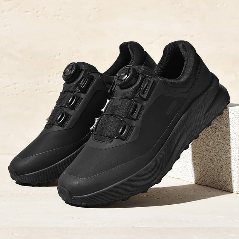 Li Pao Lun Men's Lightweight Everyday Urban Commuting, Trail Running, Hiking & Running Shoes – Breathable Fabric Upper, Rubber Sole, Flat Heel