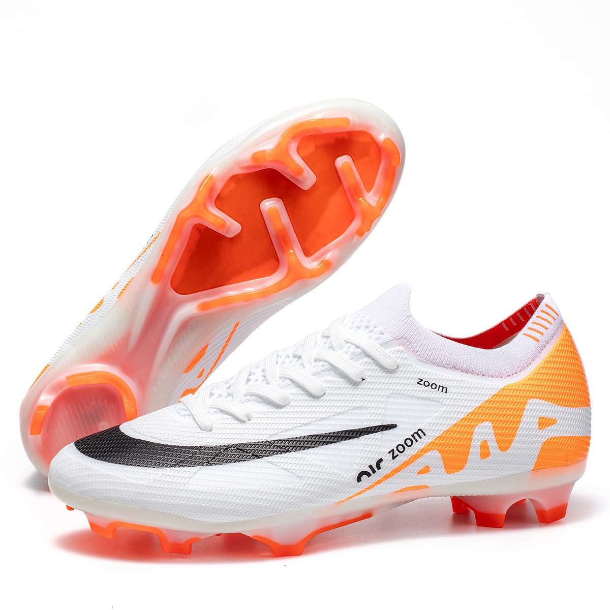 Men's and Women's FG Soccer Cleats: Non-Slip, Comfortable, 5-a-side Soccer Shoes—Ultra-Lightweight, Breathable, for Training and Matches on Grass and Turf (TF), photo 6
