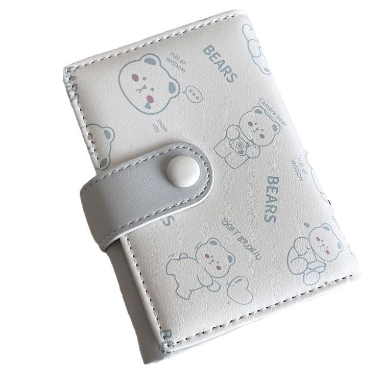 Cute Cartoon Cat Tri-Fold Wallet for Women – Waterproof PU, Multiple Card Slots, Coin Purse & Card Holder, Yellow/Blue/Pink, photo 5