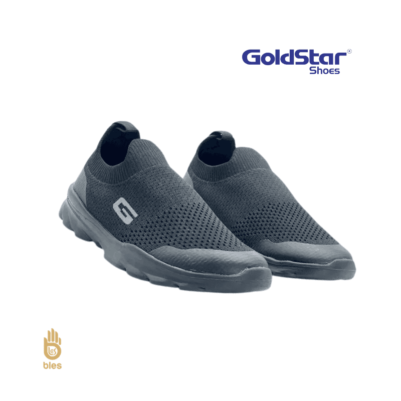 Goldstar Women’s White Casual Shoes G10 L606 (Black)