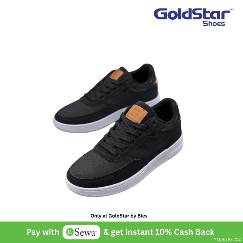 Goldstar Shoes MIST-03 Black Casual Sneakers for Men
