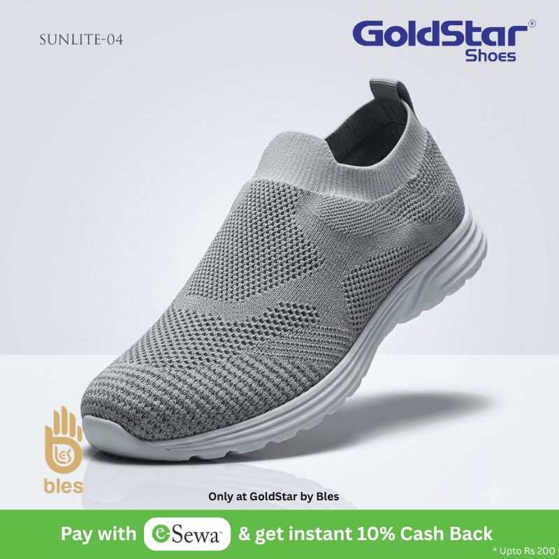 GoldStar Sunlite-04 Grey Lightweight Sports Shoes