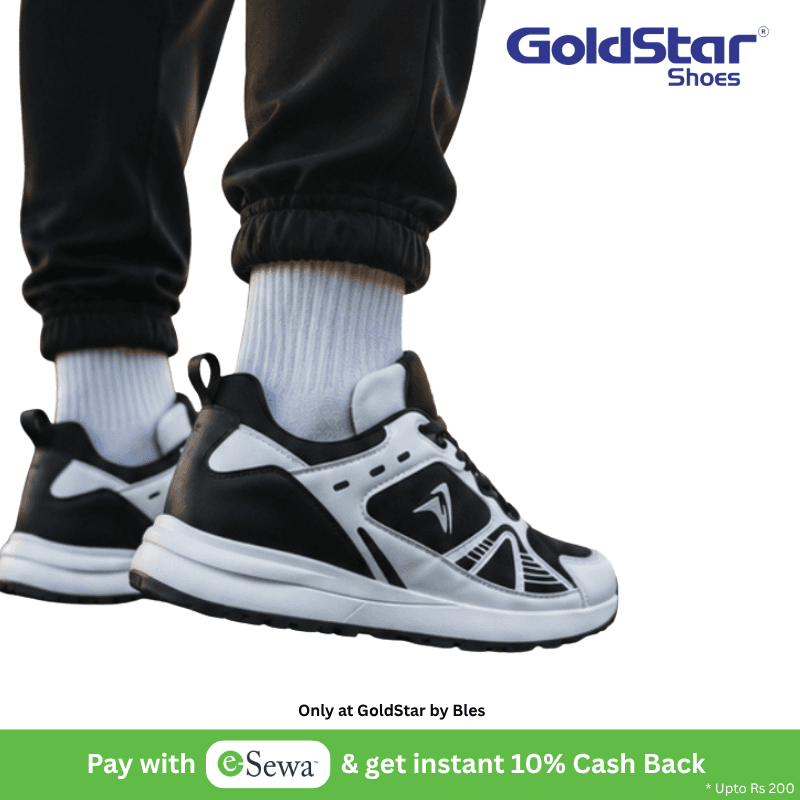 Goldstar AX-2HV Unisex Running & Casual Shoes White/Black