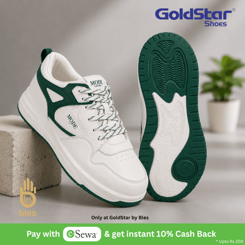 Goldstar Shoes MODE Carlo-01 Green White Casual Sneakers