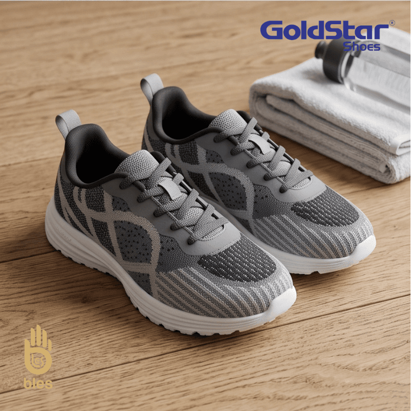 GOLDSTARSHOES ALBA-06 (GREY/BLACK)
