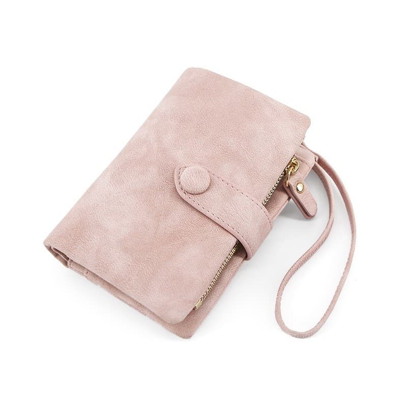 Multifunctional Korean-Style Fashionable Women's Wallet: Tri-fold Handbag with Multiple Card Slots, Matte Finish, Versatile, Short Design, Coin Pocket, photo 2