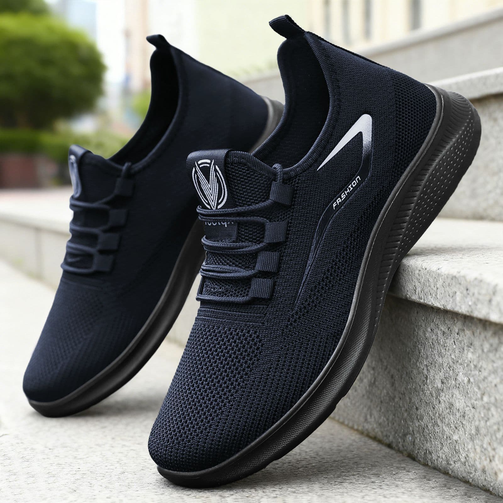 Men's Breathable Mesh Sneakers – Lightweight Casual Athletic Shoes, Odor-Resistant, Sizes 39-48, photo 2