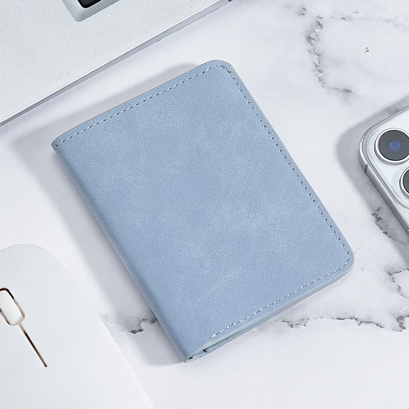 Ultra-Thin Mini Card Holder Wallet for Men & Women – Slim PU Card Case with Multiple Slots, Anti-Demagnetization ID & Ticket Holder, Solid Color, 4 Colors, photo 7