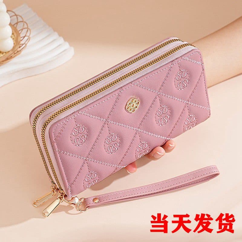 Women's Wallets: Luxurious Card Holders, New Large-Capacity Clutch Bags, Double-Zipper Wallets—Wholesale Women's Handbags