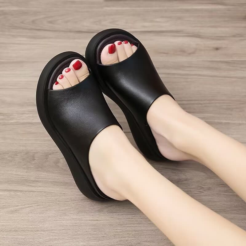 Women's Retro Wedge Flip-Flops – Breathable Foam Sole Casual Sandals (Spring 2025), photo 2