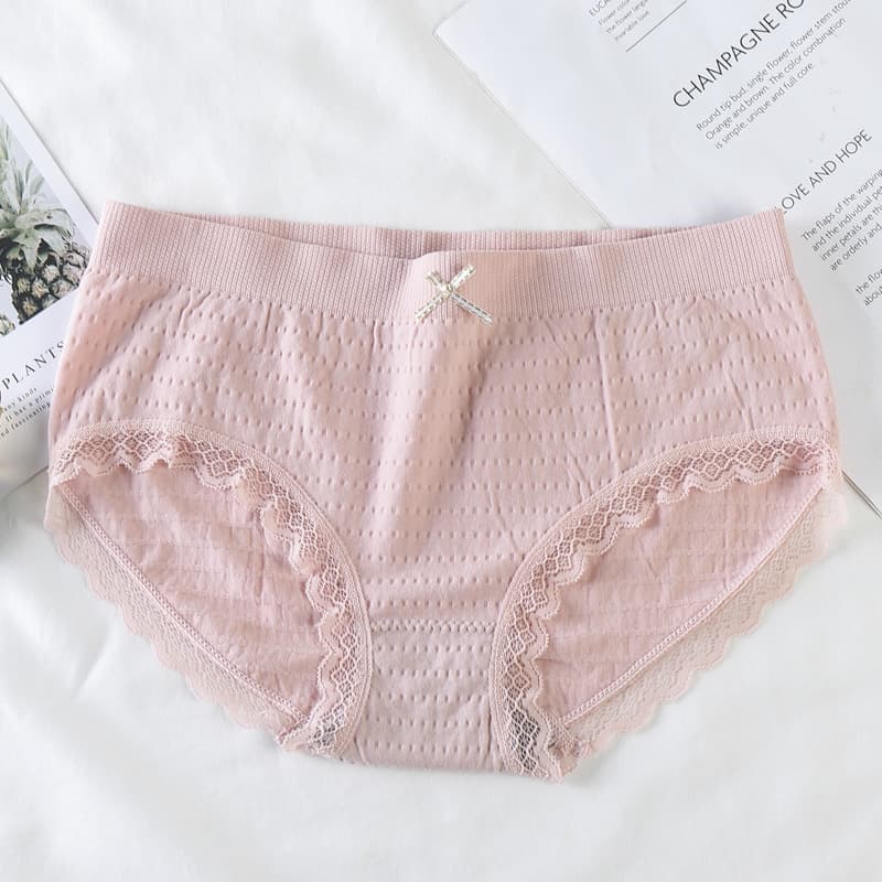 New Style Bubble-Style Underwear for Women: 100% Cotton, Graphene-Infused, Seamless, Breathable, Plus Size, Mid-Rise, Lace Thong, Breathable, photo 6