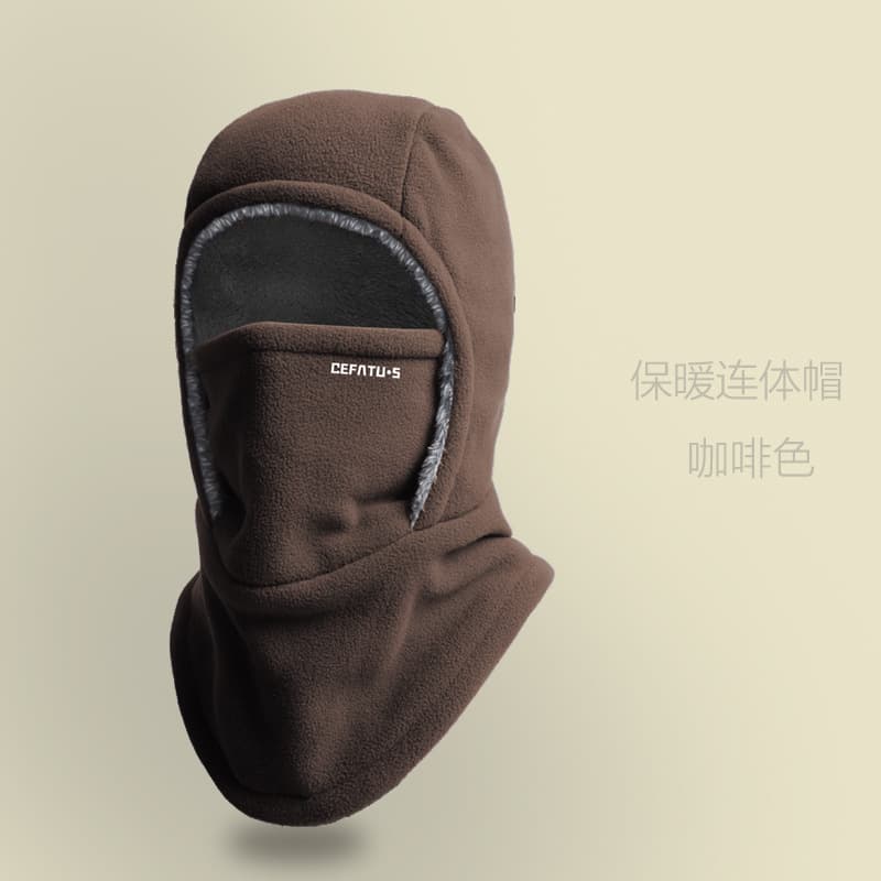Men's Winter Cycling Hat with Windproof Face Cover & Fleece Lining – Warm Neck & Head Cover, photo 9