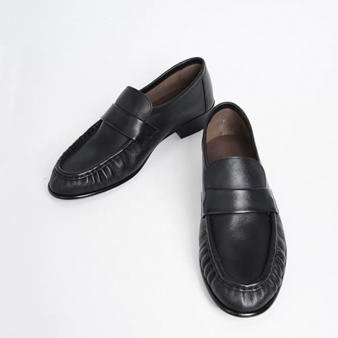 Women's Crocodile-Print Loafers – Flat British-Style Slip-On Shoes, PU Leather with Rubber Sole, photo 4