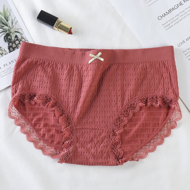 New Style Bubble-Style Underwear for Women: 100% Cotton, Graphene-Infused, Seamless, Breathable, Plus Size, Mid-Rise, Lace Thong, Breathable, photo 8